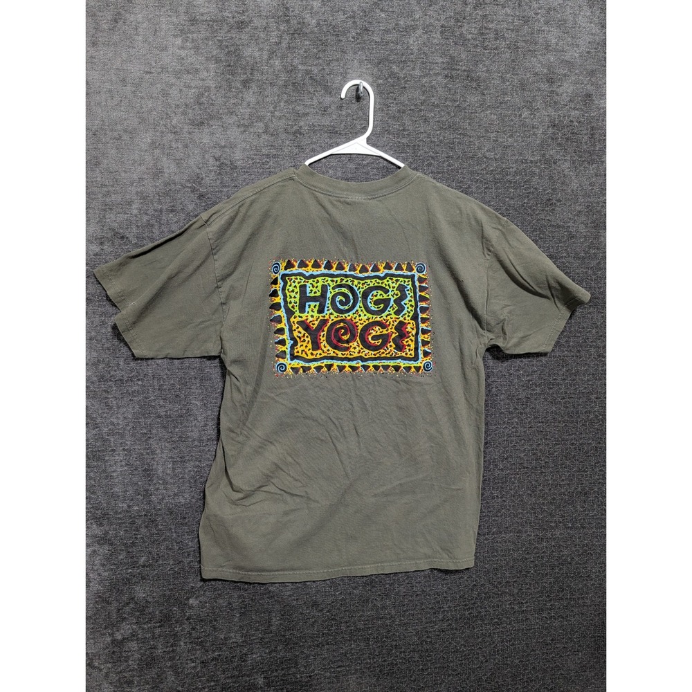 Vintage Tultex Hogi Yogi Graphic T-Shirt XL Green 90s Streetwear Tee 1863